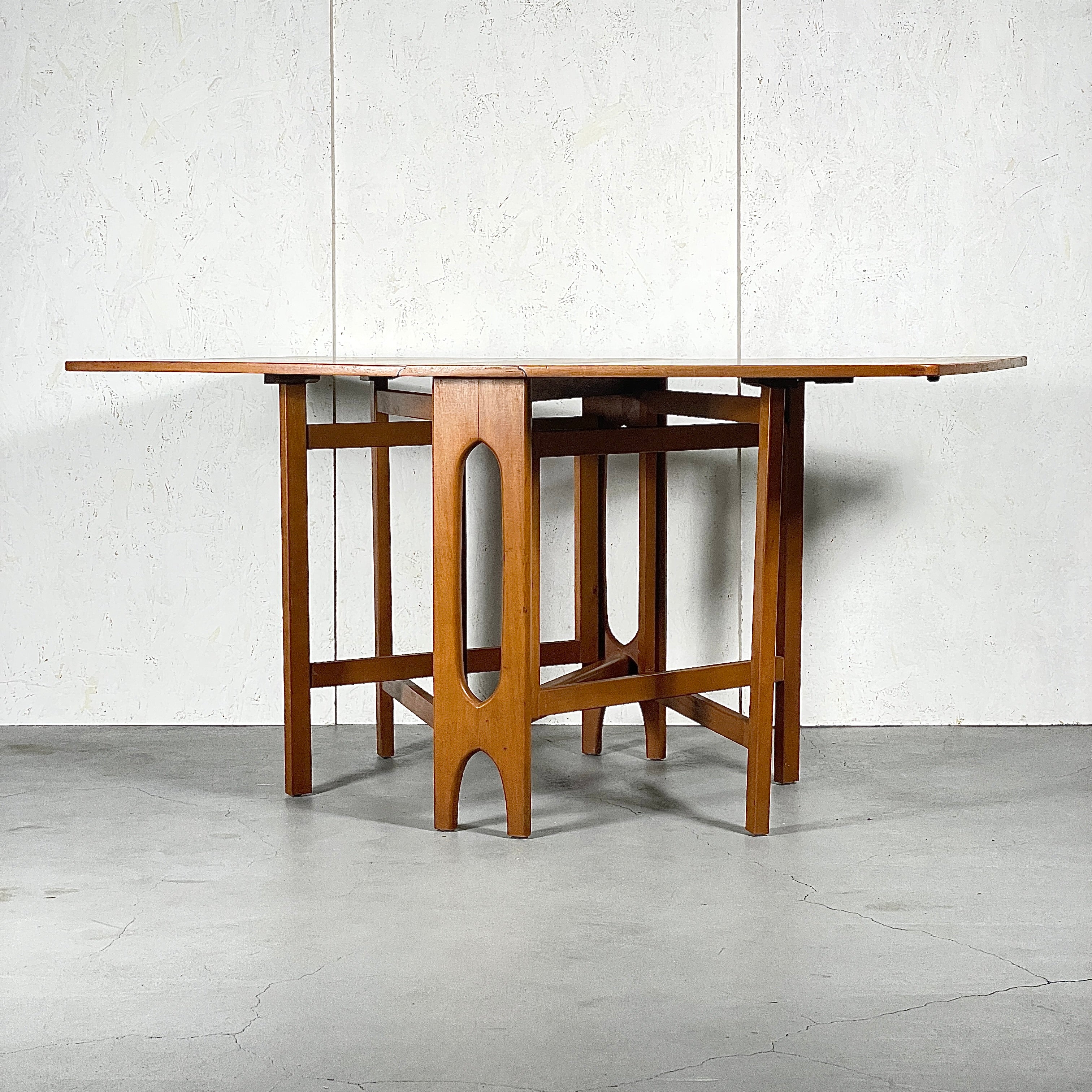 Jentique(ジェンティーク) / SQUARE DROP LEAF GATELEG TABLE スクエア ドロップリーフ ゲートレッグ –  NONOR FURNITURE