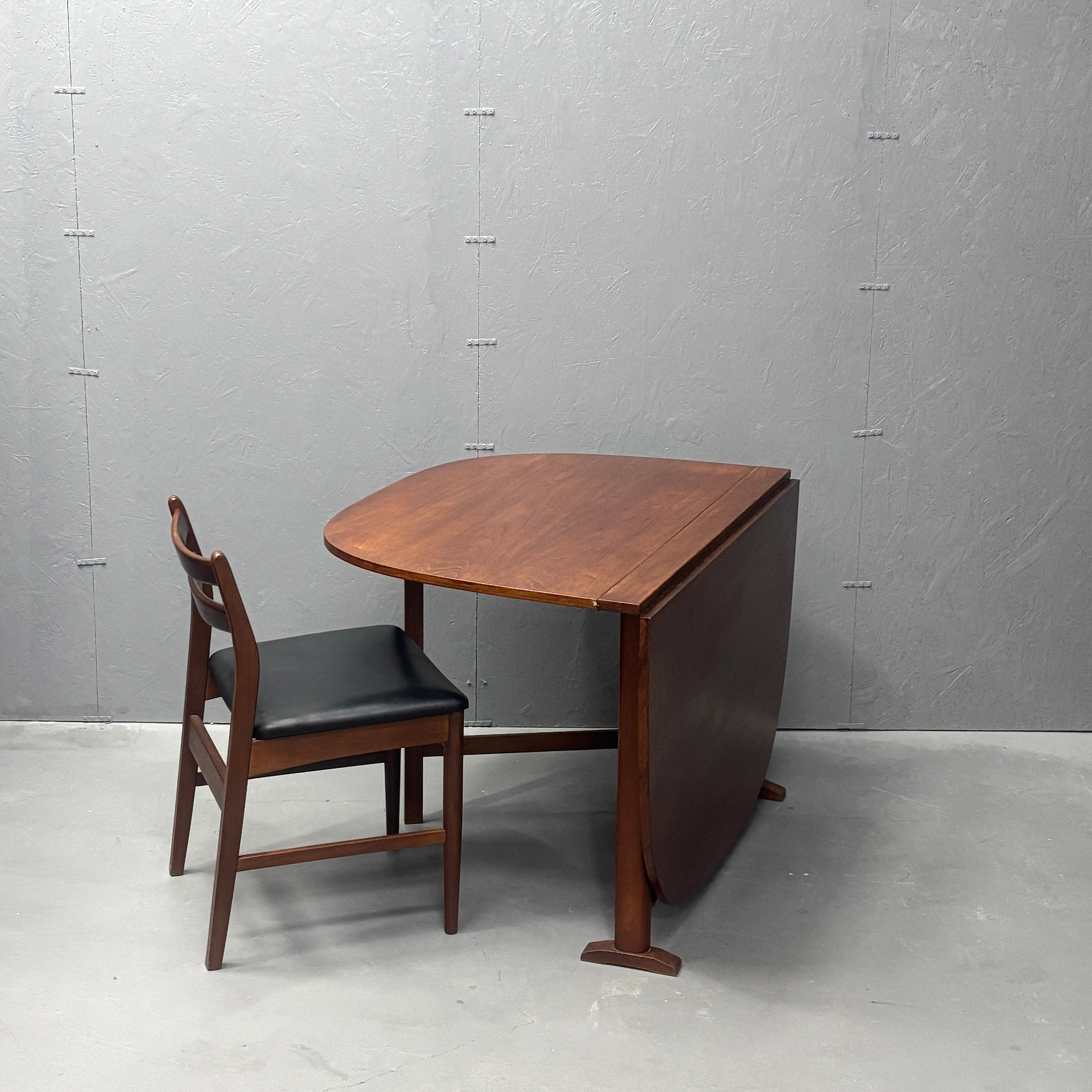 VINTAGE TEAK DROP LEAF GATELEG TABLE ヴィンテージ チークドロップ