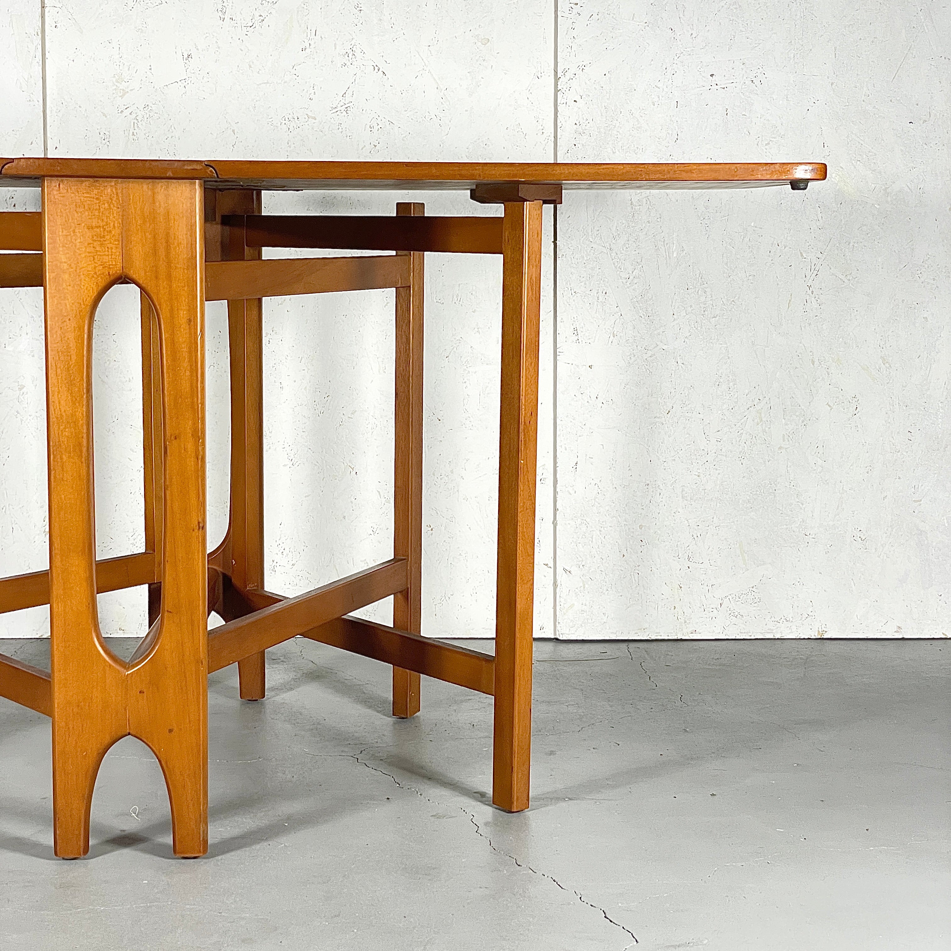 Jentique(ジェンティーク) / SQUARE DROP LEAF GATELEG TABLE スクエア ドロップリーフ ゲートレッグ –  NONOR FURNITURE