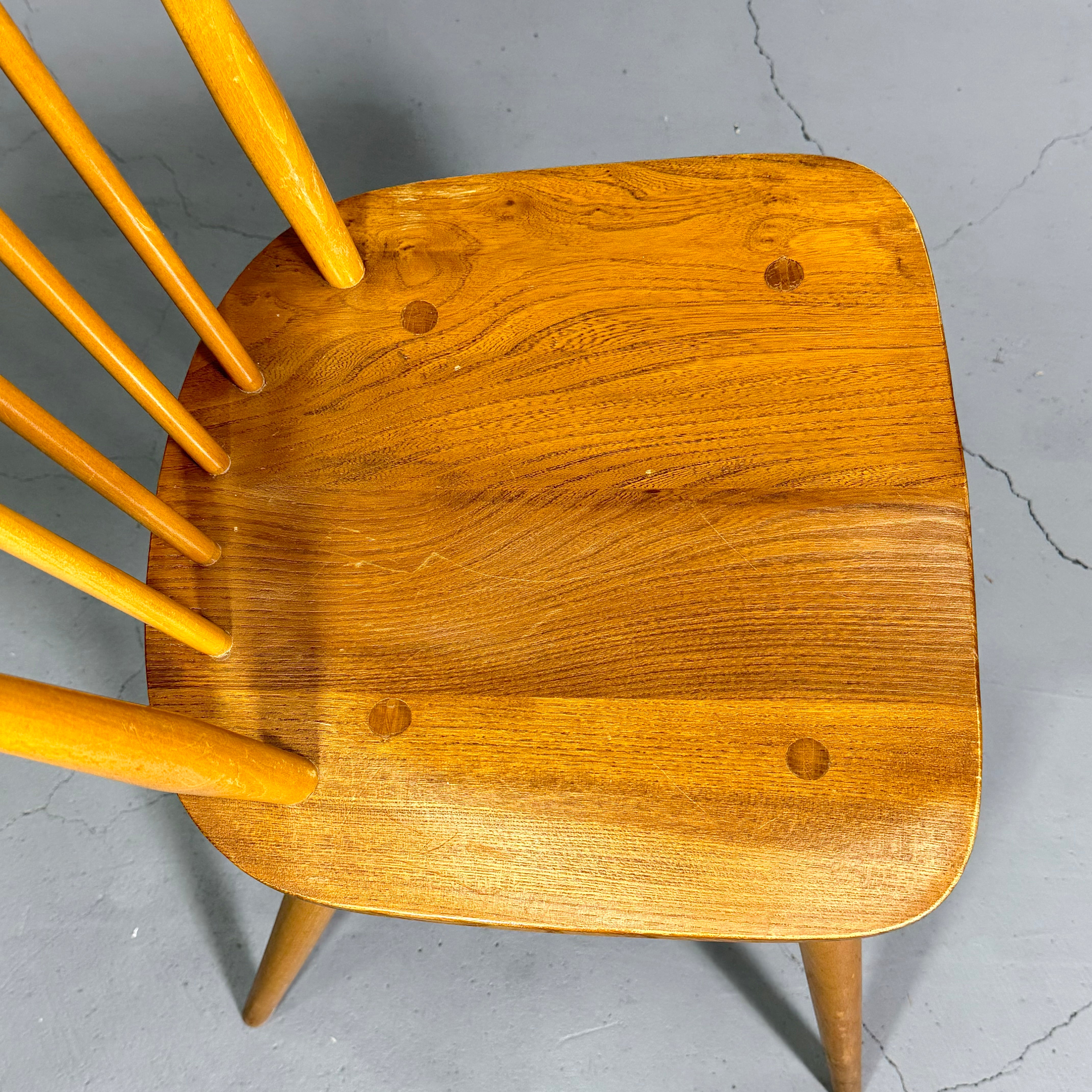 【ギフト】 ERCOL(アーコール) (306 ボウバックチェア CHAIR BACK BOW / ダイニングチェア
