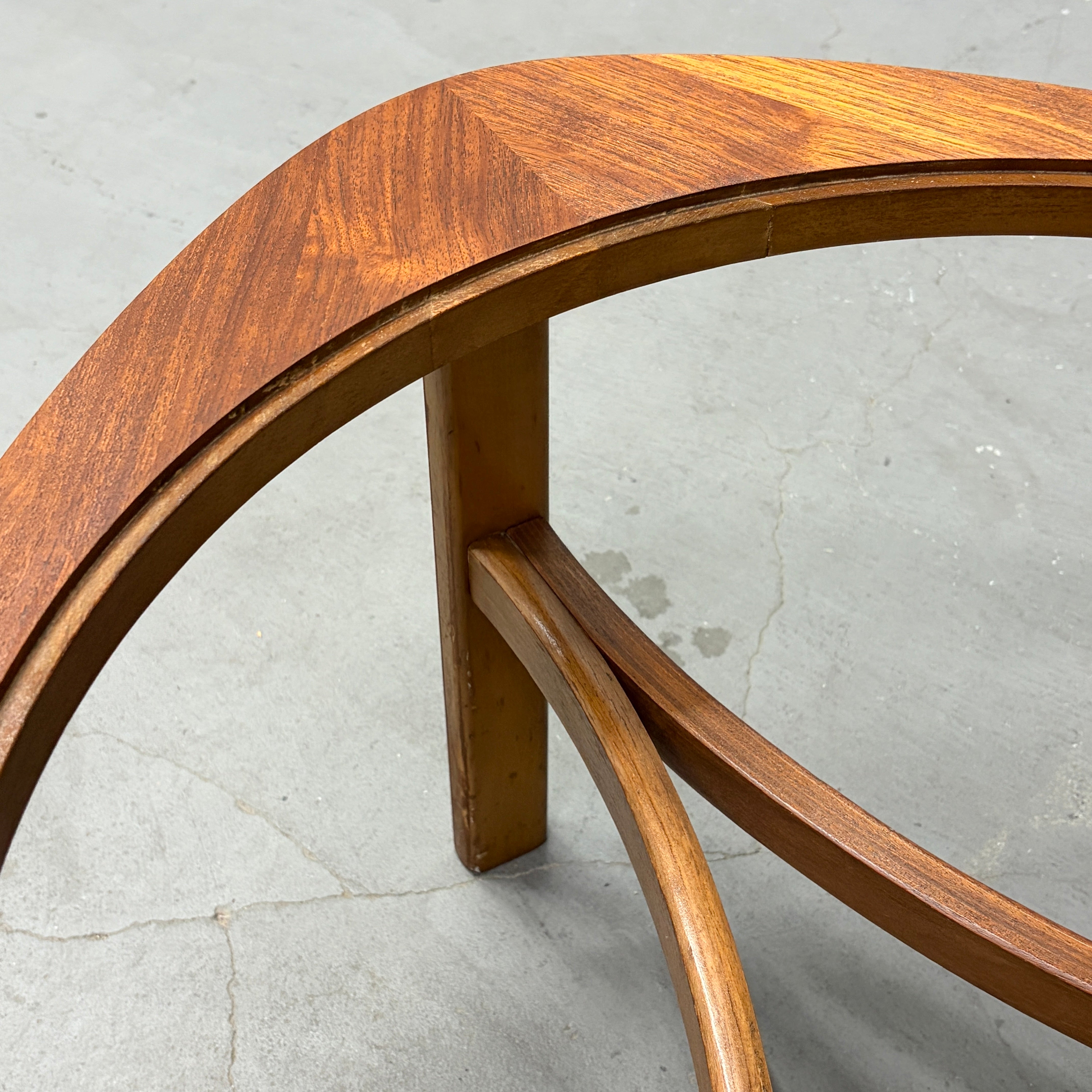 Nathan(ネイサン) / GLASS TOP TRIANGLE COFFEE TABLE ガラストップ