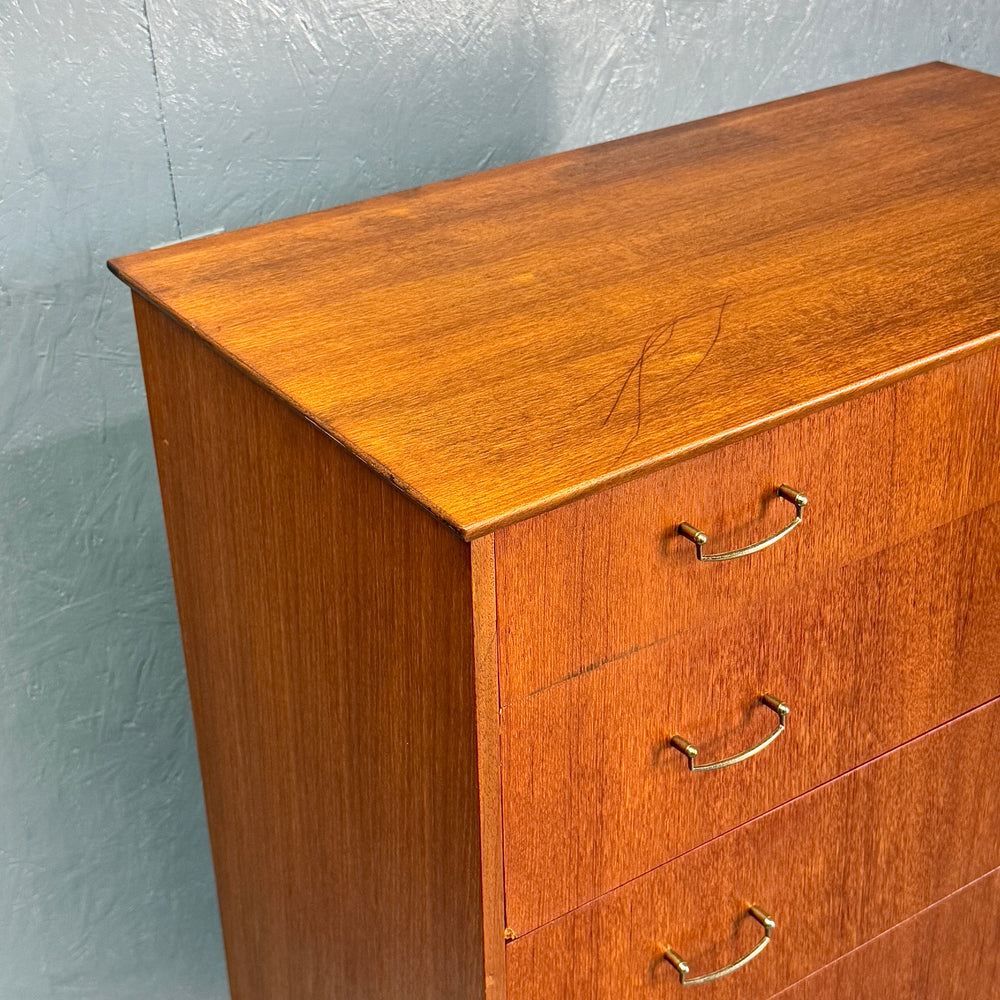 
                      
                        Teak 5-Drawer Chest ヴィンテージ 5段チェスト
                      
                    