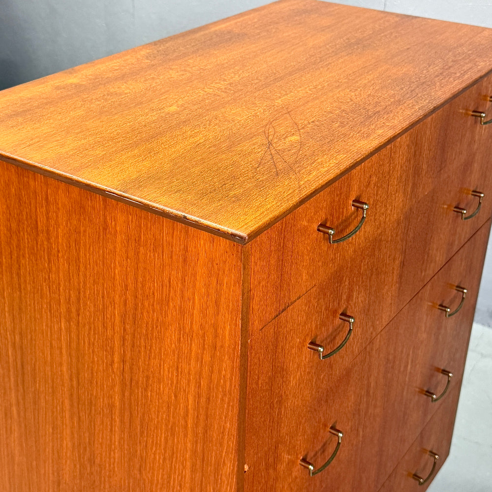 
                      
                        Teak 5-Drawer Chest ヴィンテージ 5段チェスト
                      
                    