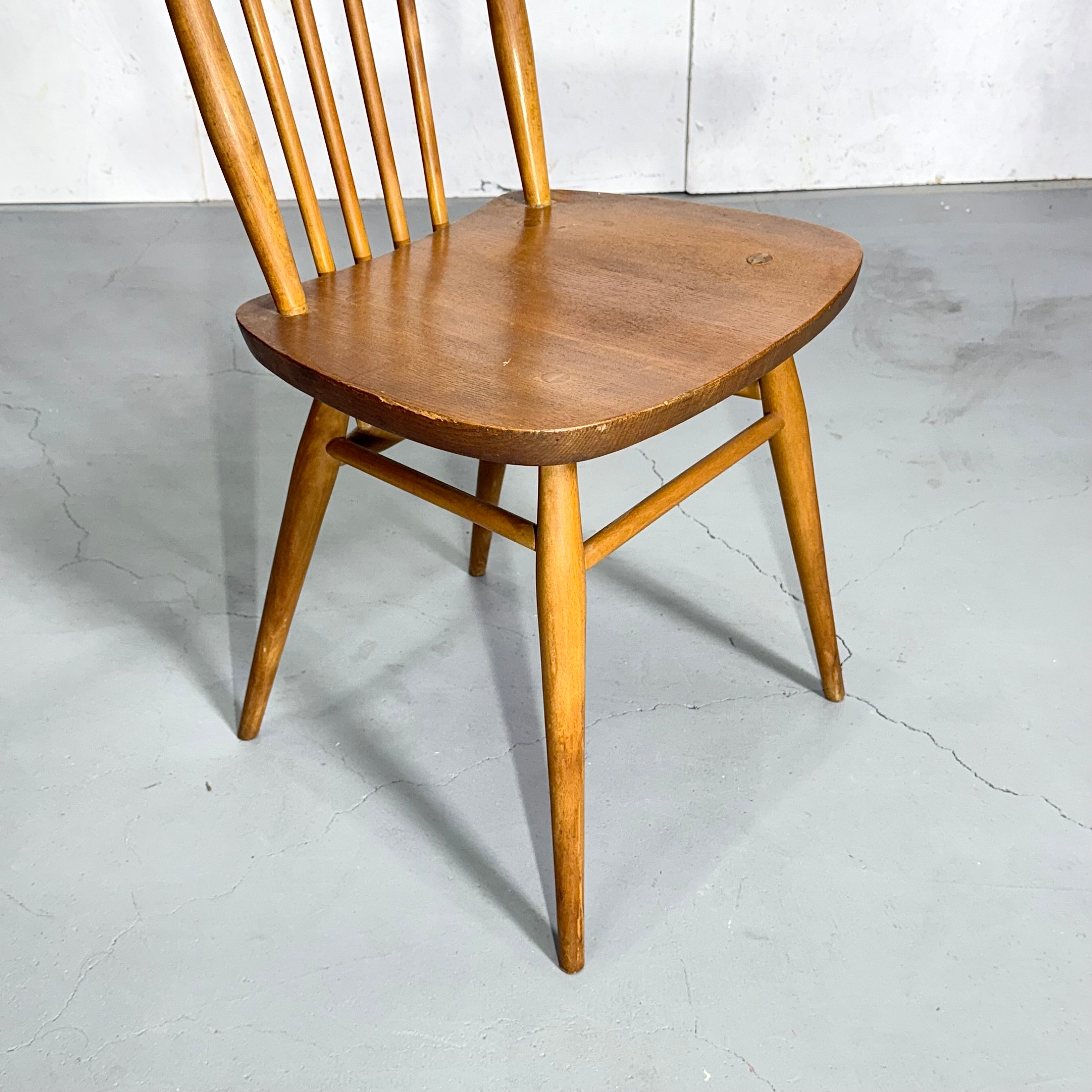 アーコールハイバックチェア　ダークブラウンA ERCOL(アーコール) / HIGH STICKBACK CHAIR ハイスティックバック