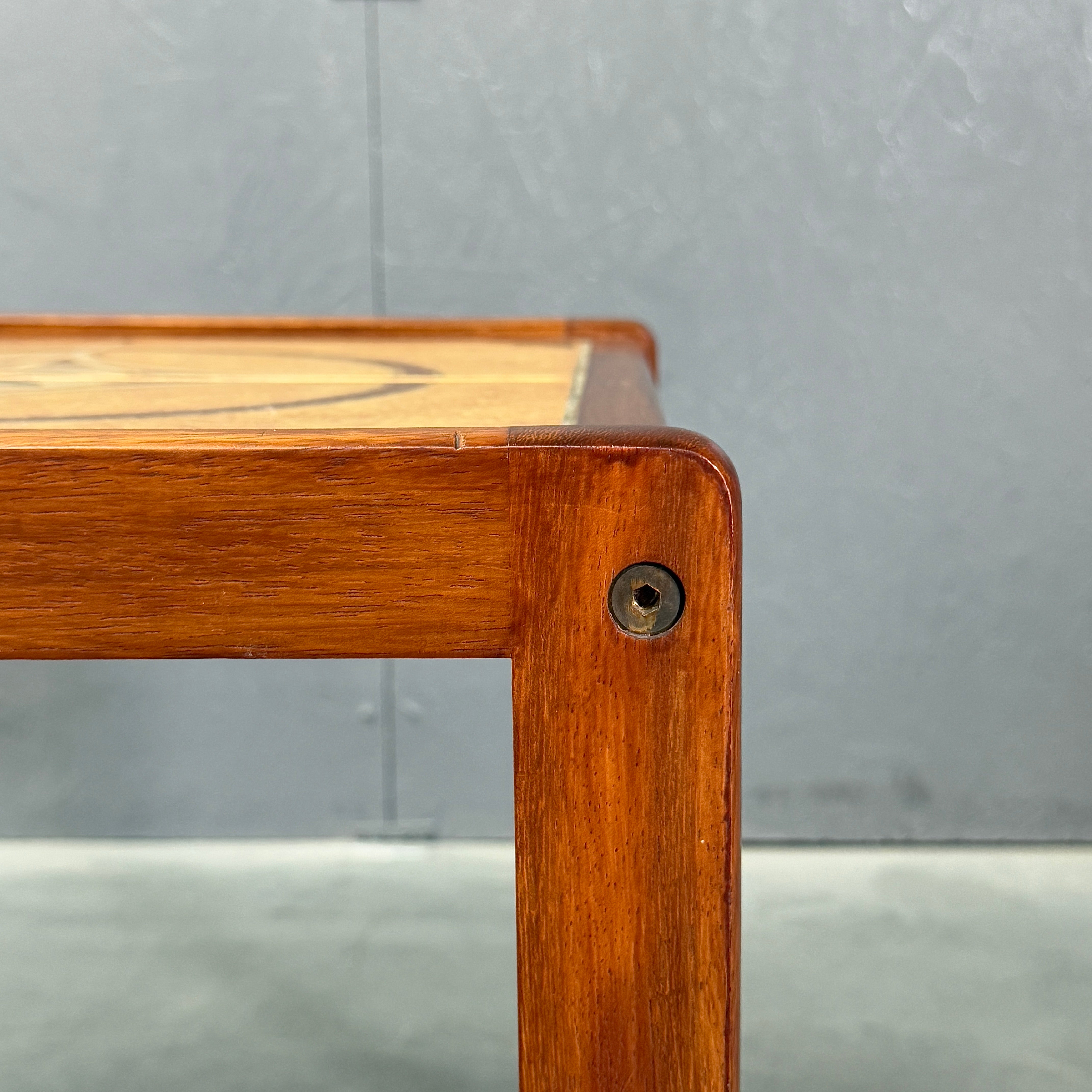Vintage Teak Tile-Top Nest Table ヴィンテージ タイルトップ ネスト