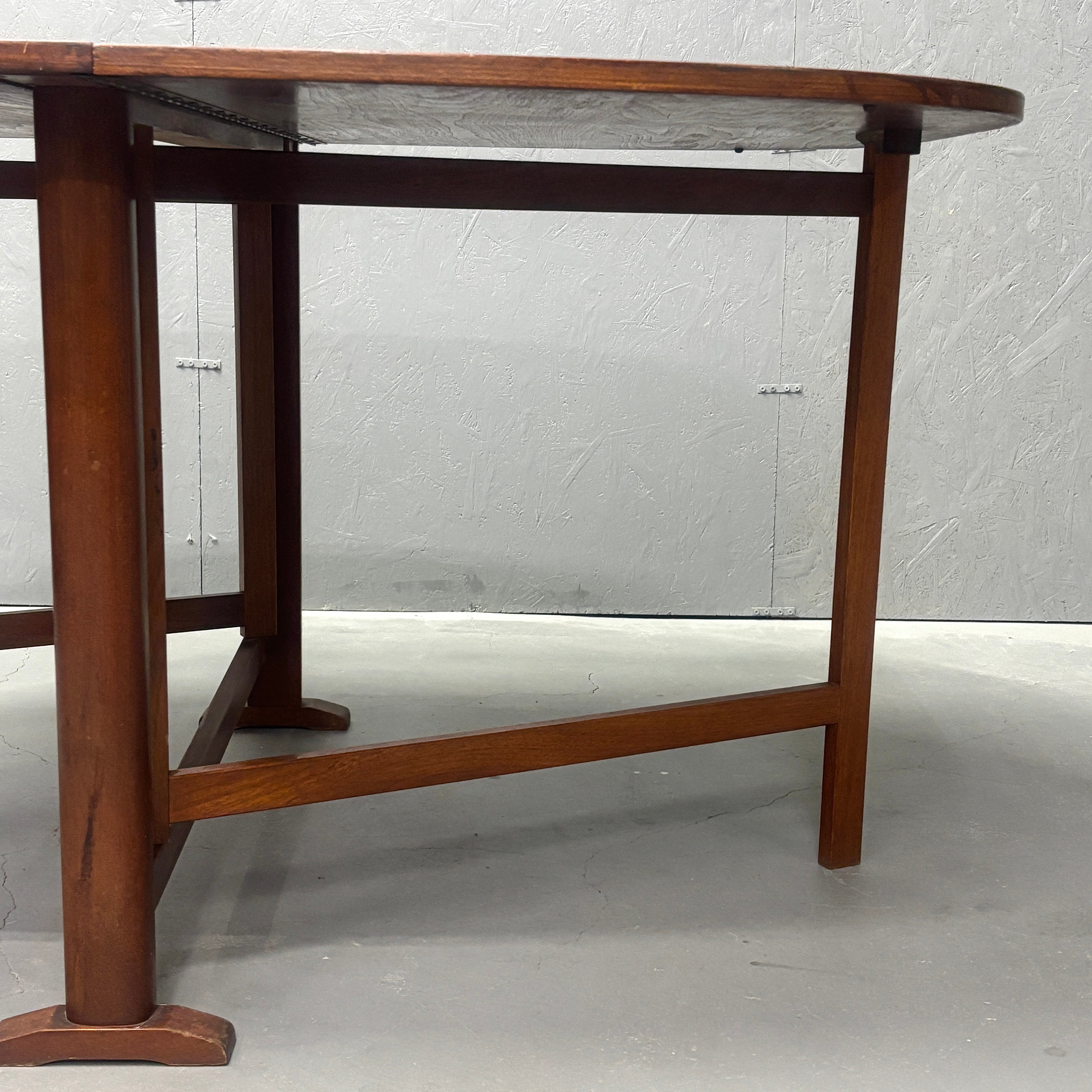 VINTAGE TEAK DROP LEAF GATELEG TABLE ヴィンテージ チークドロップ