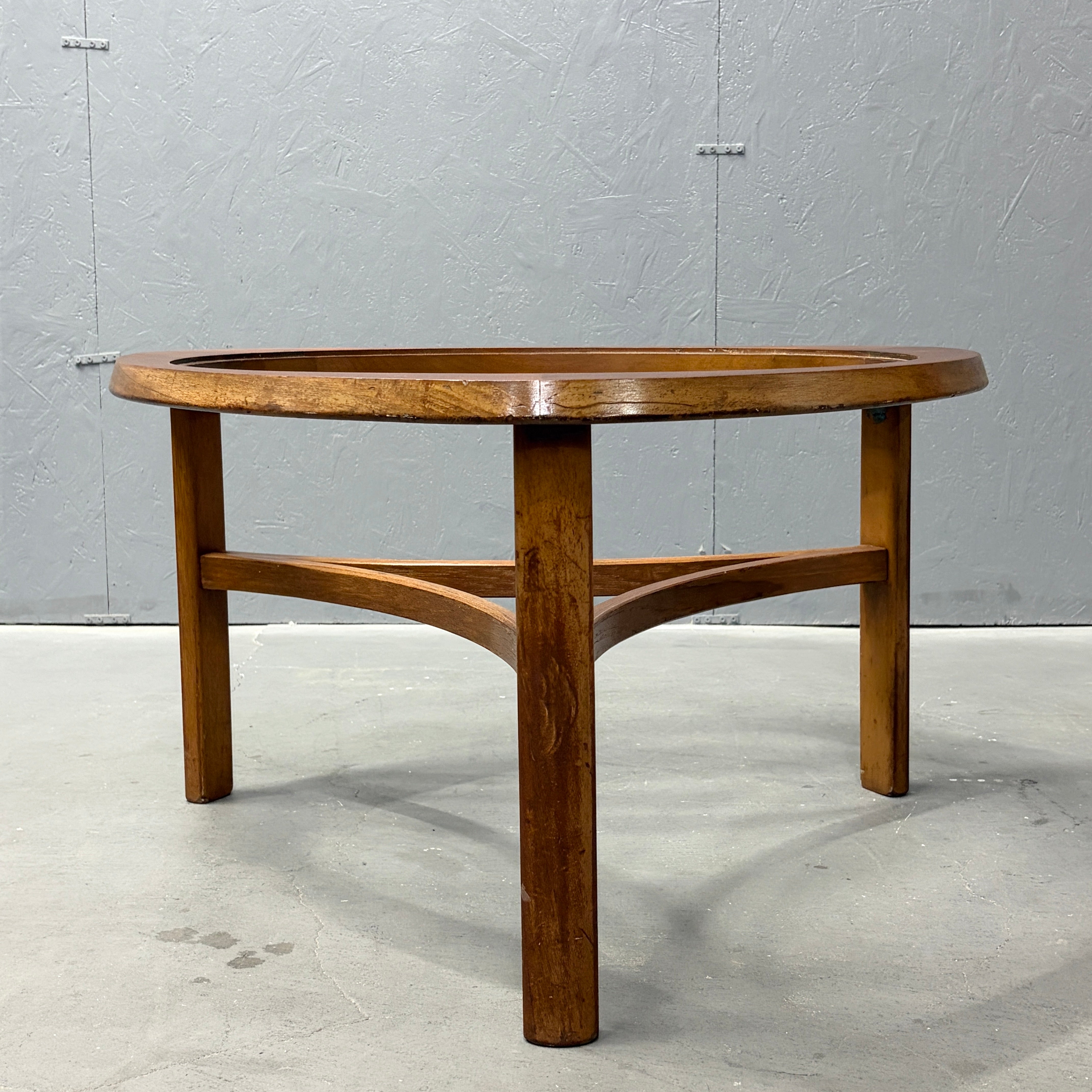 Nathan(ネイサン) / GLASS TOP TRIANGLE COFFEE TABLE ガラストップ