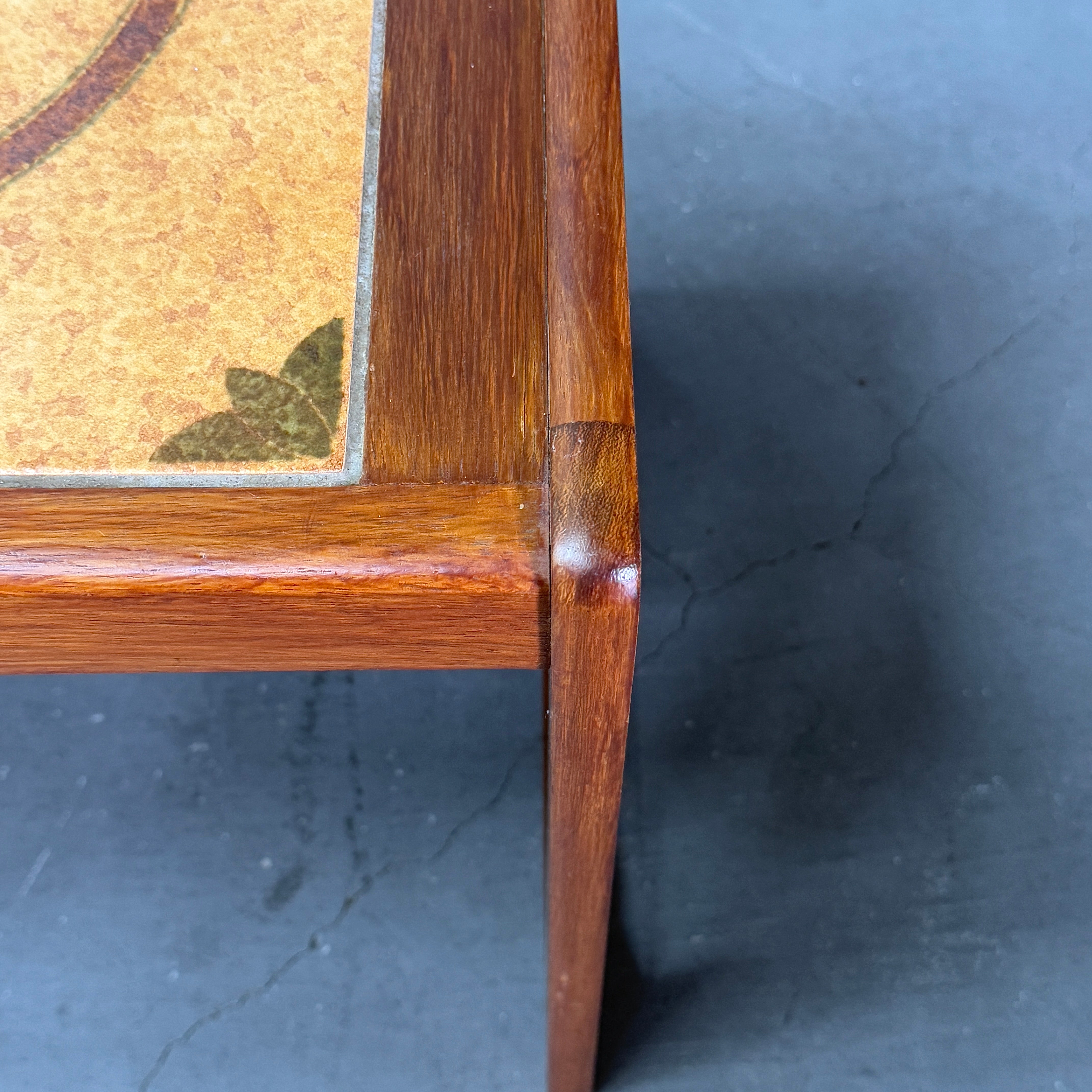 Vintage Teak Tile-Top Nest Table ヴィンテージ タイルトップ ネスト
