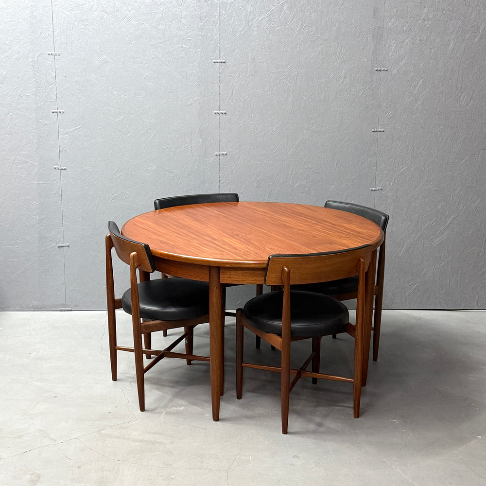 G-PLAN(ジープラン) / Fresco ROUND TABLE Circular chair 4脚セット