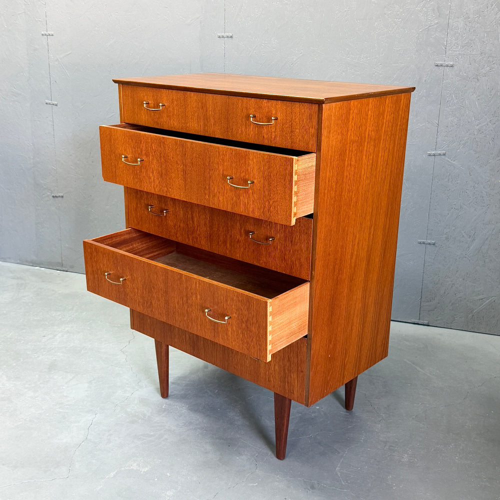 
                      
                        Teak 5-Drawer Chest ヴィンテージ 5段チェスト
                      
                    