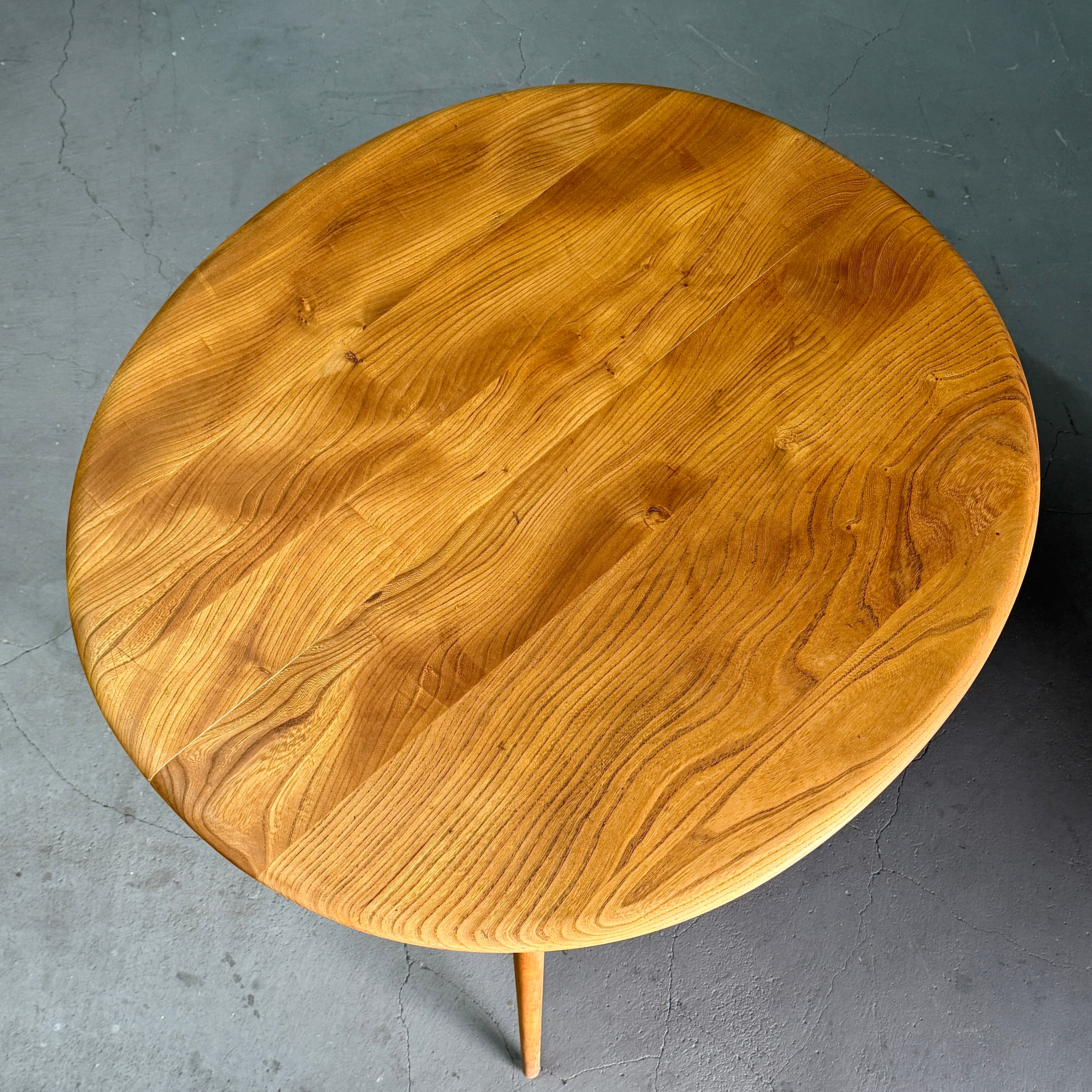 ERCOL(アーコール) ドロップリーフ ラウンドテーブル (501) アーコール / ERCOL ドロップリーフテーブル 英国 ヴィンテージ 中古