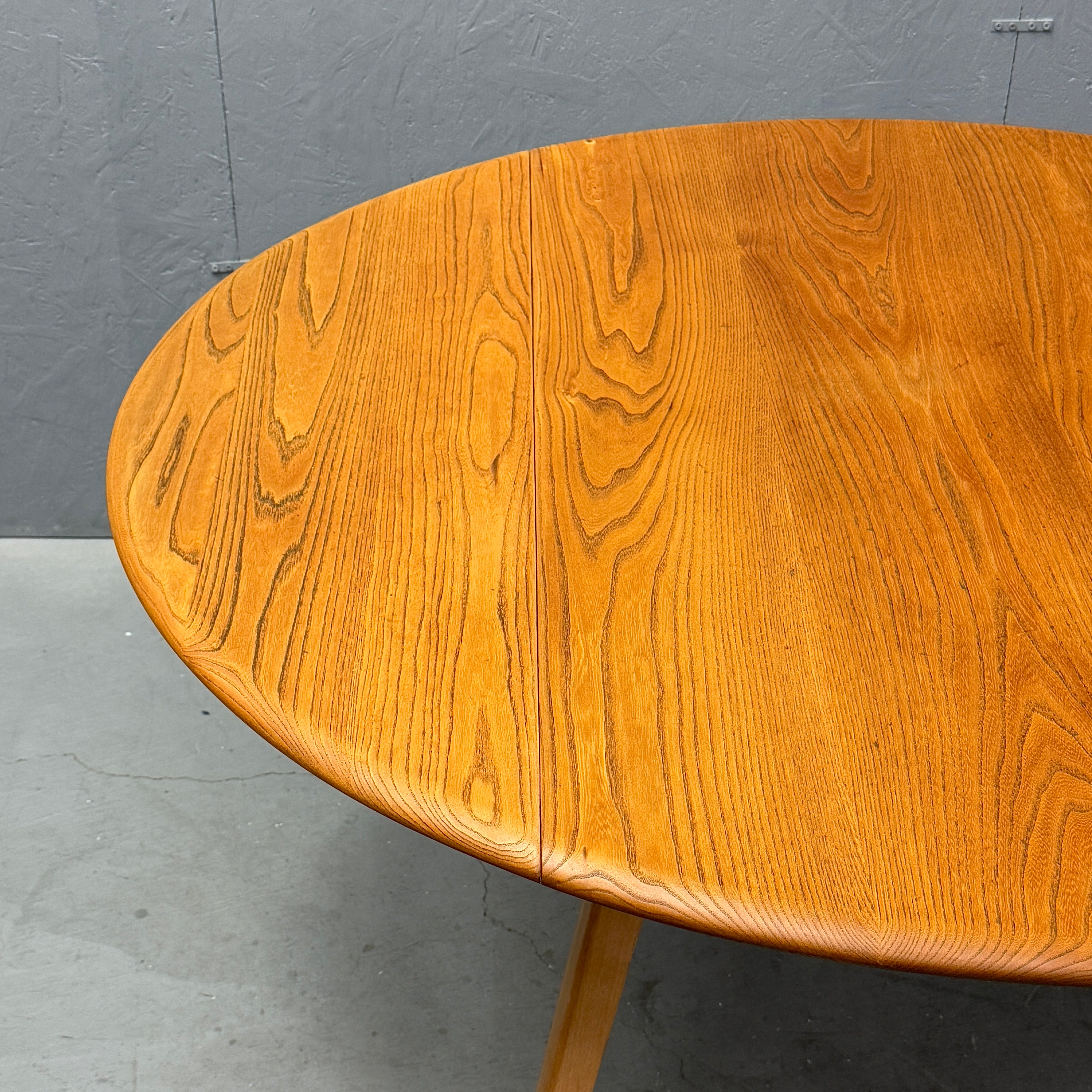 ERCOL(アーコール) ドロップリーフ ラウンドテーブル (506) ERCOL