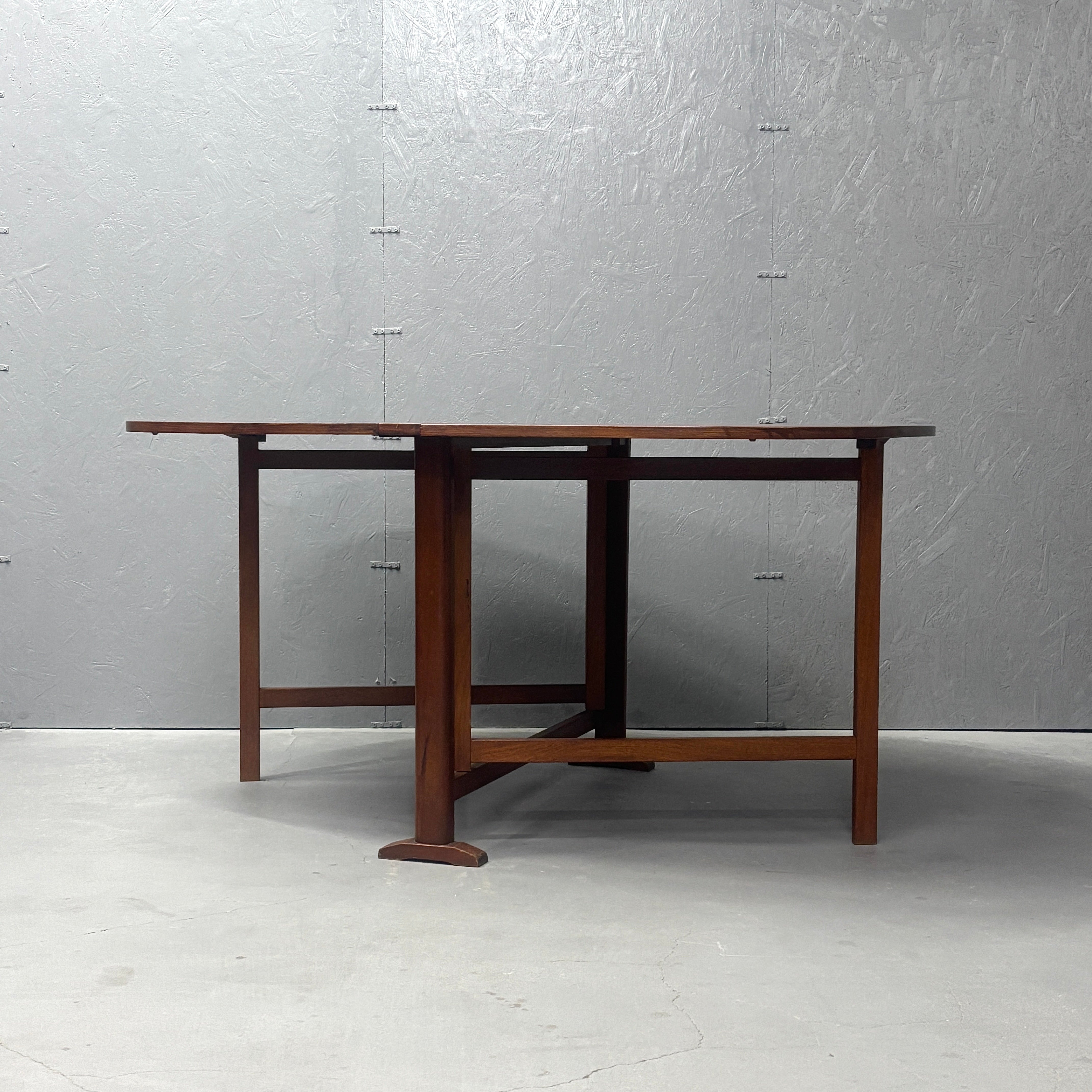 英国 ヴィンテージ チーク ゲートレッグ ドロップリーフ ダイニングテーブル VINTAGE TEAK DROP LEAF GATELEG TABLE ヴィンテージ チークドロップ