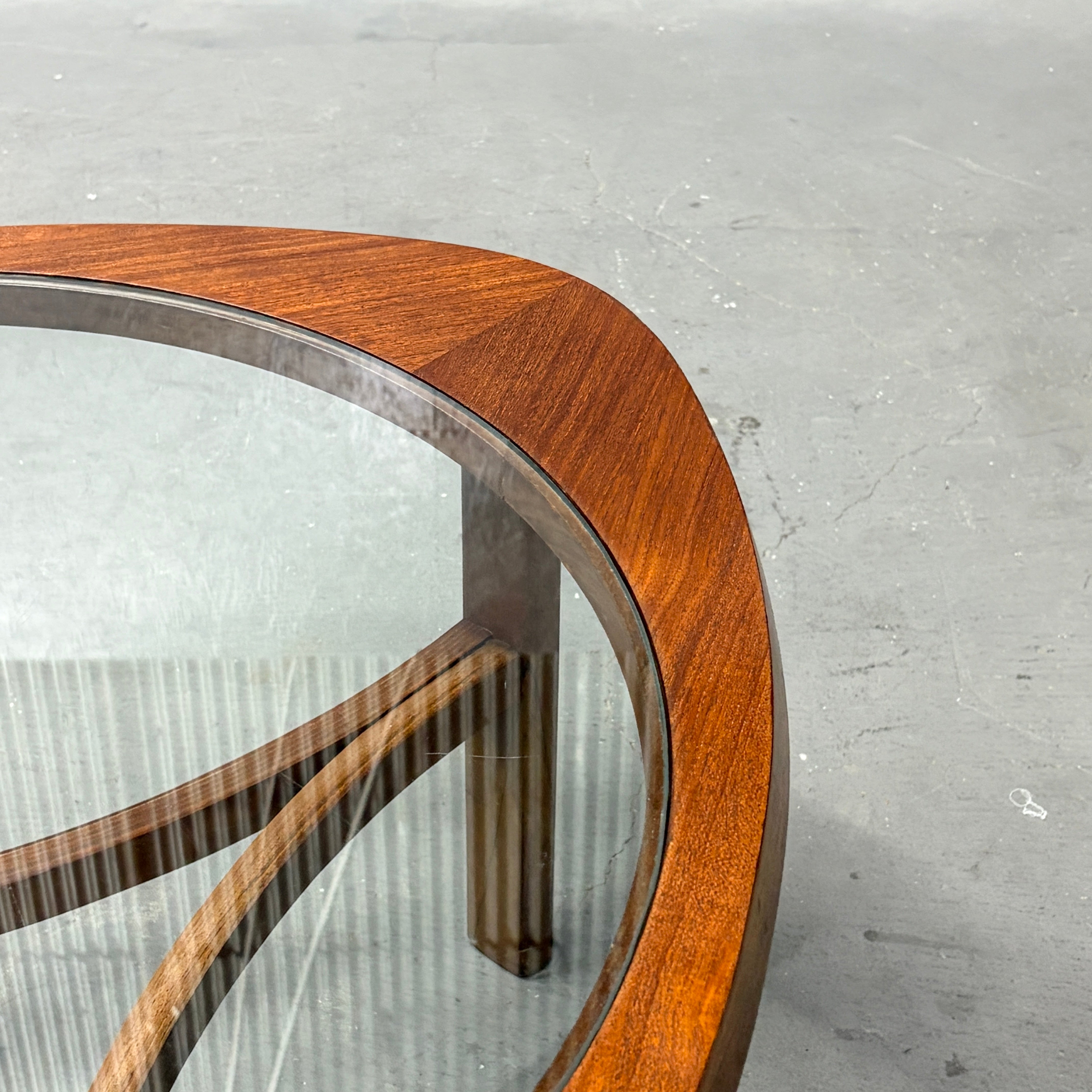 Nathan(ネイサン) / GLASS TOP TRIANGLE COFFEE TABLE ガラストップ