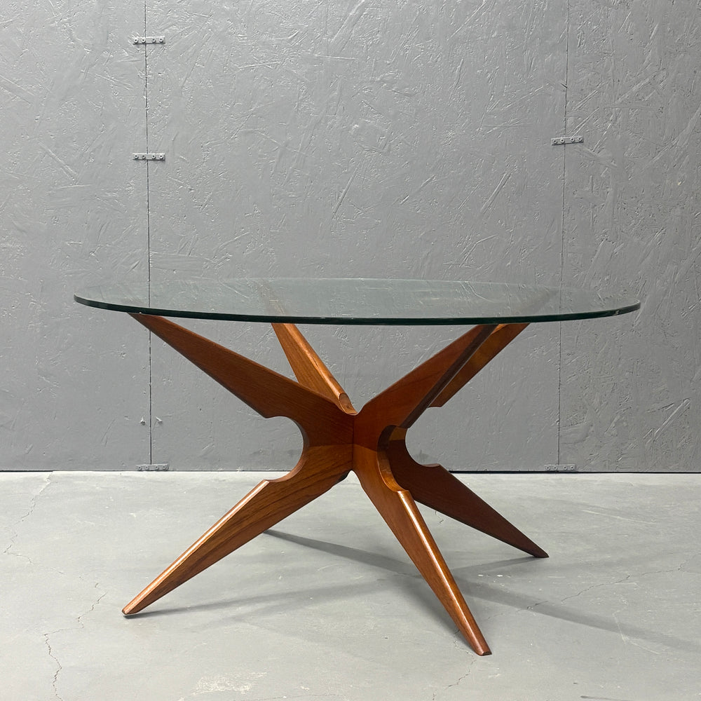 
                      
                        Danish Spider glass top coffee table ダニッシュ ガラストップコーヒーテーブル
                      
                    